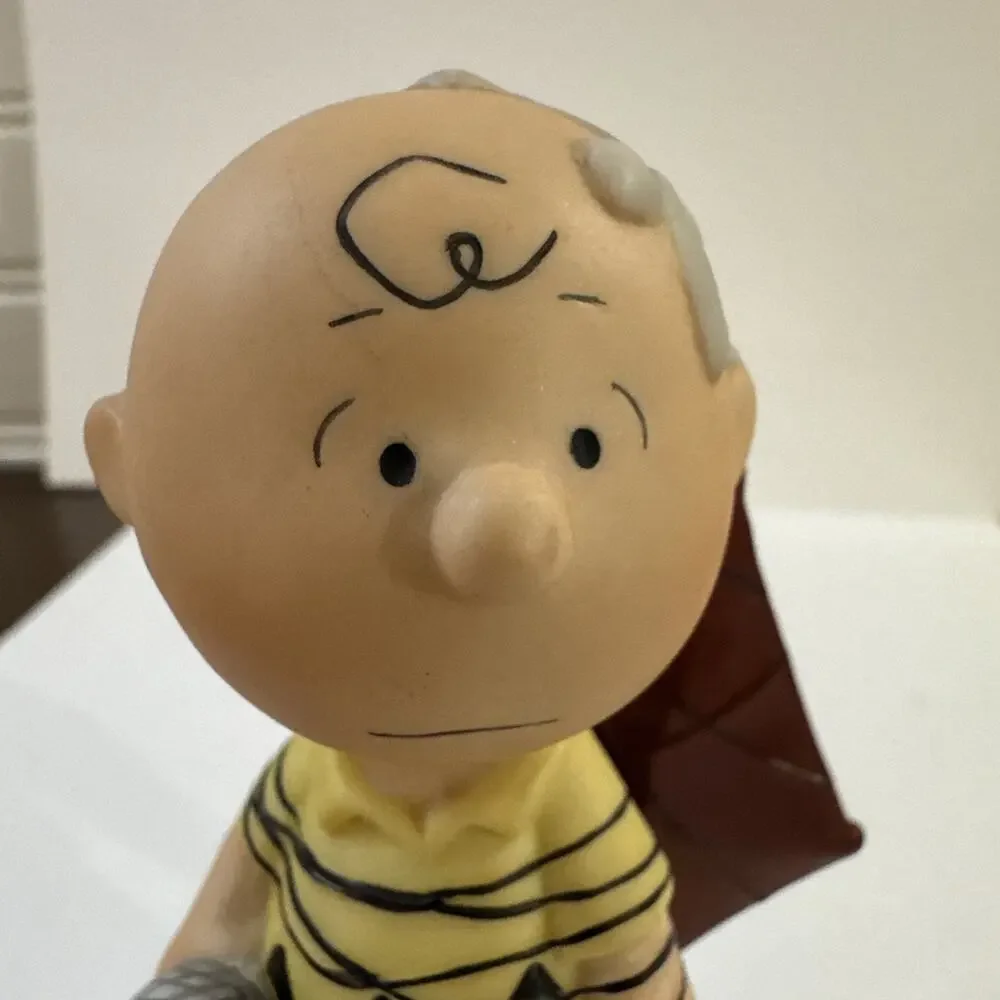 PEANUTS Snoopy Charlie Brown tied up in Kite Westland Giftware Figurine # 8216